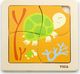 Viga 50143 Puzzle na podkładce - żółwiki 1