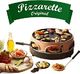 Piec do pizzy Emerio 1500 W czarny 2