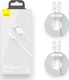 Kabel USB Baseus USB-A - USB-C 1.5 m Biały (TZCATZJ-02) 7