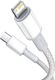 Kabel USB Baseus USB-C - Lightning 2 m Biały (6953156231955) 2