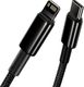 Kabel USB Baseus USB-C - Lightning 1 m Czarny (6953156232037) 4