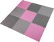 One Fitness Mata ochronna MP10 180 cm x 180 cm x 1 cm wielokolorowa 2