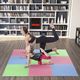 One Fitness Mata ochronna MP10 180 cm x 180 cm x 1 cm wielokolorowa 3
