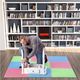 One Fitness Mata ochronna MP10 180 cm x 180 cm x 1 cm wielokolorowa 4
