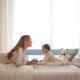 Severno Łóżeczko turystyczne składane dostawne Close To Mommy szare 2