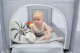 Severno Łóżeczko turystyczne składane dostawne Close To Mommy szare 4
