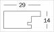 Ramka Walther Home, 20x30, drewniana, czarna (HO030B) 3