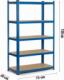 Humberg Regał metalowy magazynowy 150x75x30 (4842) 8