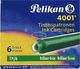 Pelikan Naboje do piór PELIKAN a'6 zielone 2