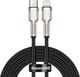 Kabel USB Baseus USB-C - Lightning 1 m Czarny (CATLJK-A01) 1