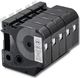 Qoltec Taśma do DYMO D1 45013| 12mm x 7m | Biała/ Czarny nadruk 1