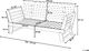 Beliani Sofa ogrodowa drewniana ciemna z regulowanymi podłokietnikami PORTICI 8