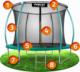 Trampolina ogrodowa Neo-Sport NS-10C181 z siatką wewnętrzną 10 FT 312 cm 8