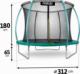 Trampolina ogrodowa Neo-Sport NS-10C181 z siatką wewnętrzną 10 FT 312 cm 9