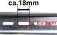 Doktorvolt 10cm Szyna montażowa perforowana TH35 wspornik montażowy Doktorvolt 0908 4