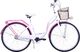 Kozbike (K19) Rower miejski damski Kozbike 28 biało-różowy 3 biegi 4