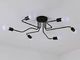 Lampa wisząca ECpower Żyrandol Lampa Wisząca 6 Pkt Światła Czarny Zd74f 5