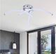 Lampa sufitowa ECpower ZD77A LAMPA SUFITOWA CHROM LED 105 DIOD 16W 3
