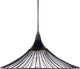 Lampa wisząca Beliani Lampa wisząca metalowa czarna GIONA 1