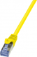 LogiLink Patchcord, CAT6A, S/FTP, PIMF, 0,25m, żółty (CQ3017S) 1