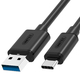 Kabel USB Unitek USB-A - USB-C 1 m Czarny (Y-C474BK) 2