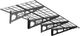 Ergosolid PG26B - Podwójna półka garażowa wisząca metalowa Solidna do 90 kg na półkę! 11
