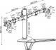 Ergosolid Stojak biurkowy na 2 monitory 10" - 30" (NF22) 4