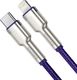 Kabel USB Baseus USB-C - Lightning 1 m Fioletowy (baseus_20210316153516) 2