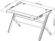 Biurko NanoRS NanoRS RS150 Czarne 129.5 cmx72.5 cm 8
