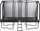 Trampolina ogrodowa Salta ogrodowa First Class z siatką wewnętrzną 366 x 214 cm czarna 1