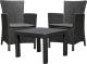 Allibert Meble ogrodowe ROSARIO BALCONY SET - grafitowy 1