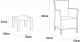 Allibert Meble ogrodowe ROSARIO BALCONY SET - cappuccino 2