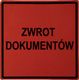 MD Labels Naklejki Etykiety Ostrzegawcze Zwrot dokumnetów 1000szt 5