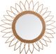 Atmosphera Wiklinowe lustro ścienne Sharp Sun 50 cm 1