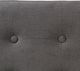 Atmosphera Pufa pikowana Adaline Grey 76x38 cm 4