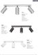 Lampa sufitowa Lampex Lampa sufitowa Rolos 3x40W (655/3B BIA) 9