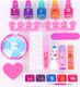 Canenco Create it! zestaw pachnący make-up i manicure z brokatem 4