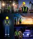 EasyPix Szelki Kamizelka Oświetlenie LED StreetGlow L/XL 9