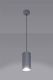 Lampa wisząca Lampex Lampa wisząca Simon 1 popiel 3
