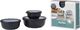 Mepal Zestaw 3 misek Cirqula okrągła 350 750 1250 Nordic Black 106230041100 5