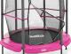 Trampolina ogrodowa Salta ogrodowa Junior z siatką wewnętrzną 4.5 FT 140 cm różowa 2