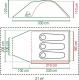 Namiot turystyczny Coleman Pingora Blackout 3 (2000035203) 9