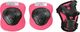 Nils Extreme Kask MTW01+H210 różowy z ochraniaczami r. S 10