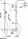Zestaw prysznicowy KFA Amazonit 3-funkcyjna chrom (4626-910-00) 2