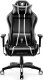 Fotel Diablo Chairs X-ONE 2.0 NORMAL czarno-biały + EGON 1100 Czarne 110 cmx60 cm 2