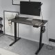 Fotel Diablo Chairs X-ONE 2.0 NORMAL czarno-biały + EGON 1100 Czarne 110 cmx60 cm 10