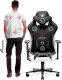 Fotel Diablo Chairs X-PLAYER 2.0 King Size Czarno-biały + EGON 1100 Czarne 110 cmx60 cm 17