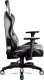 Fotel Diablo Chairs X-Horn 2.0 czarno-biały + EGON 1100 Czarne 110 cmx60 cm 16