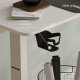 Fotel Diablo Chairs X-PLAYER 2.0 Normal Size Czarny + EGON 1100 Białe 110 cmx60 cm 24