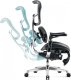 Fotel Diablo Chairs BRAVE Fotel biurowy ergonomiczny V-KINETIC czarny + EGON 1100 Białe 110 cmx60 cm 12